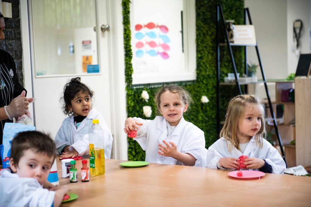 Messy play ideas for toddlers | Slime play fun at Papilio Early Learning Centre