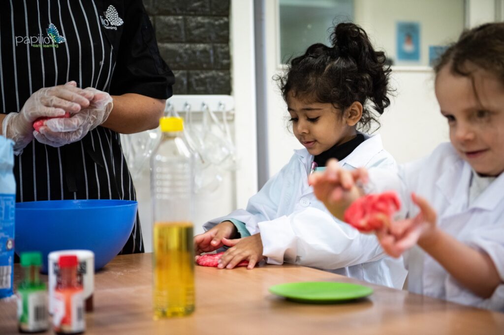 Messy play ideas for toddlers | Slime play fun at Papilio Early Learning Centre